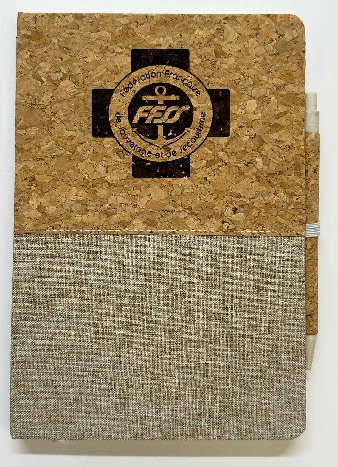 Lot de 10 Carnets Liège Tissu