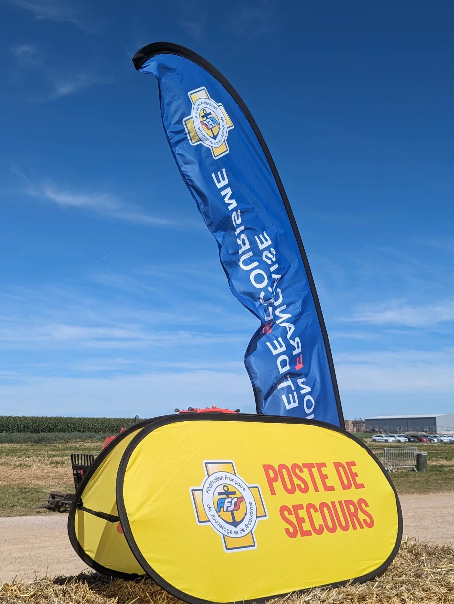 Golf Banner Poste de Secours