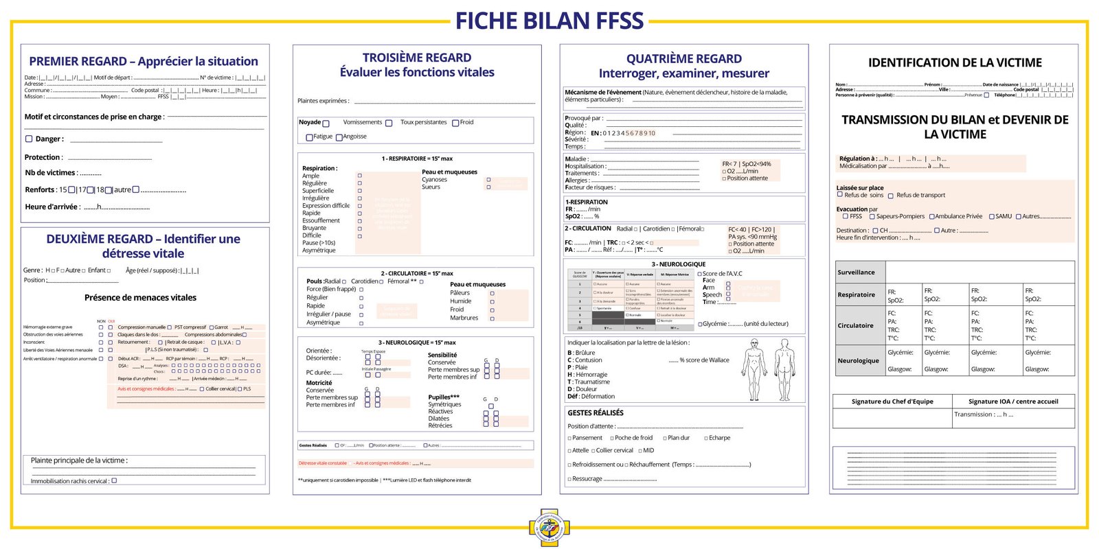 Support pédagogique fiche bilan 1600x800mm